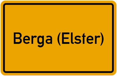 Berga (Elster) in Thüringen