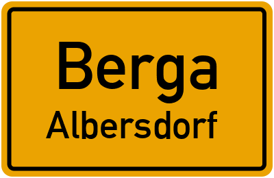 Straßenverzeichnis Berga Albersdorf