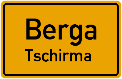 Straßenverzeichnis Berga Tschirma
