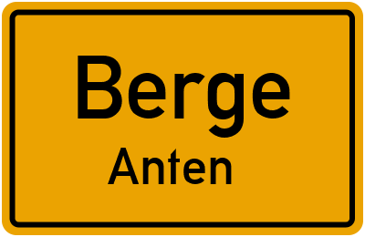 Straßenverzeichnis Berge Anten