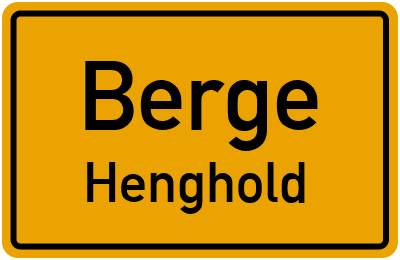 Straßenverzeichnis Berge Henghold