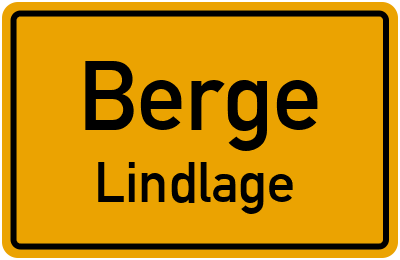 Straßenverzeichnis Berge Lindlage