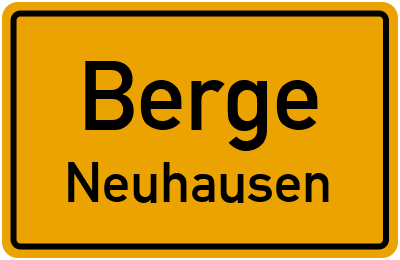 Straßenverzeichnis Berge Neuhausen