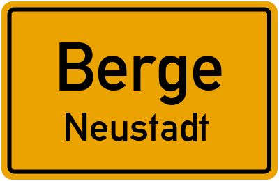 Straßenverzeichnis Berge Neustadt