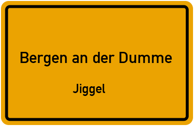 Straßenverzeichnis Bergen an der Dumme Jiggel