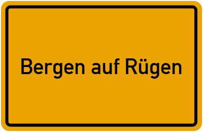 Bergen auf Rügen in Mecklenburg-Vorpommern