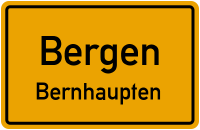 Straßenverzeichnis Bergen Bernhaupten