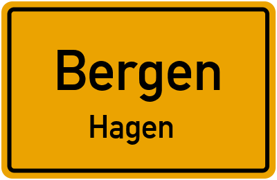 Straßenverzeichnis Bergen Hagen