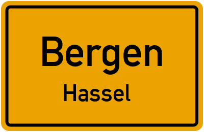 Straßenverzeichnis Bergen Hassel