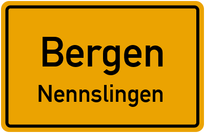 Straßenverzeichnis Bergen Nennslingen