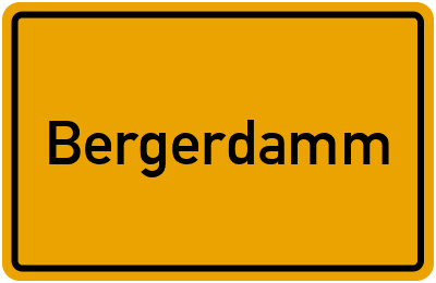 Bergerdamm in Brandenburg