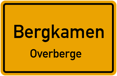 Straßenverzeichnis Bergkamen Overberge