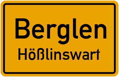 Straßenverzeichnis Berglen Hößlinswart