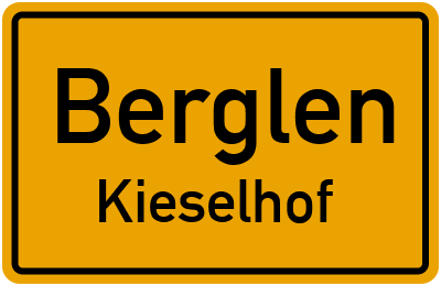 Straßenverzeichnis Berglen Kieselhof