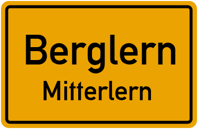 Straßenverzeichnis Berglern Mitterlern