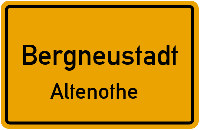 Straßenverzeichnis Bergneustadt Altenothe