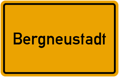 Ortsschild von Stadt Bergneustadt in Nordrhein-Westfalen