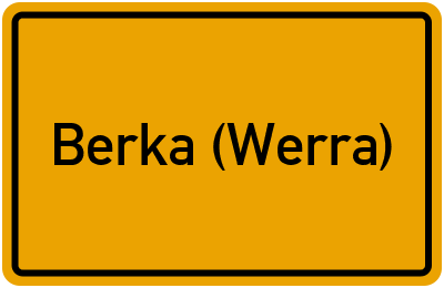 Berka (Werra) in Thüringen