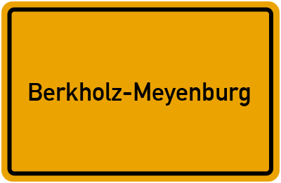 Berkholz-Meyenburg in Brandenburg