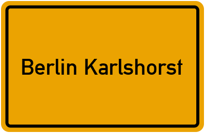 Branchenbuch Berlin Karlshorst, Berlin