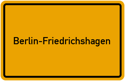 Branchenbuch Berlin-Friedrichshagen, Berlin