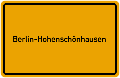 Branchenbuch Berlin-Hohenschönhausen, Berlin