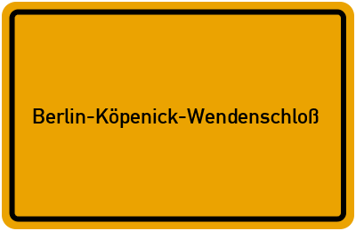 Branchenbuch Berlin-Köpenick-Wendenschloß, Berlin