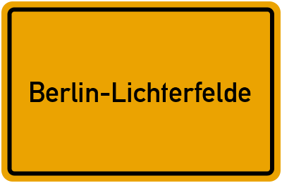 Branchenbuch Berlin-Lichterfelde, Berlin