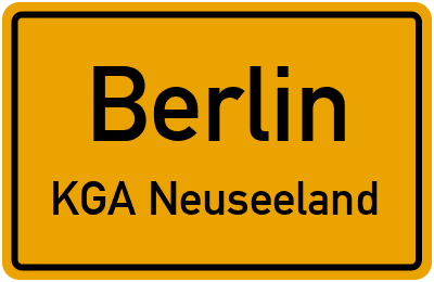 Straßenverzeichnis Berlin KGA Neuseeland