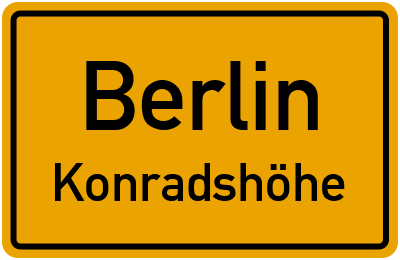 Straßenverzeichnis Berlin Konradshöhe