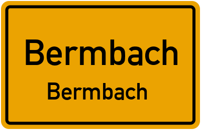 Straßenverzeichnis Bermbach Bermbach