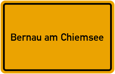 Wo liegt Bernau am Chiemsee?