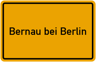 Branchenbuch Bernau bei Berlin, Brandenburg