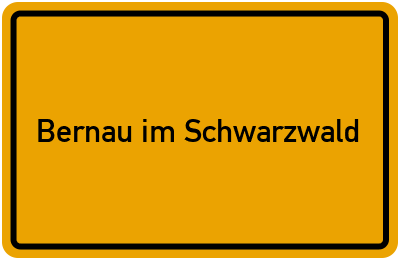 Branchenbuch Bernau im Schwarzwald, Baden-Württemberg