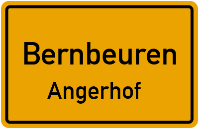 Straßenverzeichnis Bernbeuren Angerhof