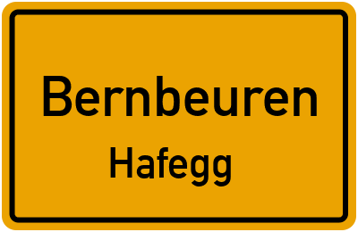 Straßenverzeichnis Bernbeuren Hafegg