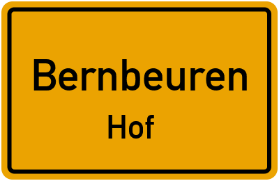 Straßenverzeichnis Bernbeuren Hof