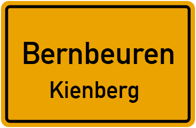 Ortsschild Bernbeuren Kienberg