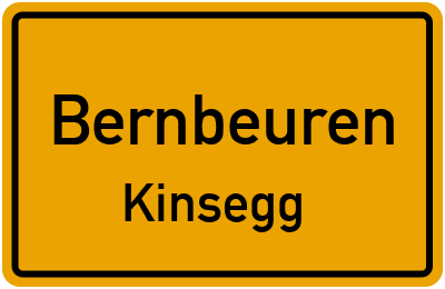 Straßenverzeichnis Bernbeuren Kinsegg