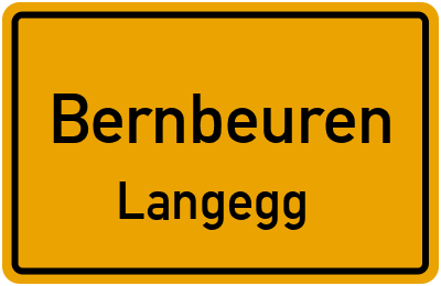 Straßenverzeichnis Bernbeuren Langegg