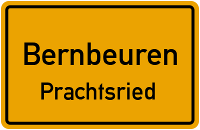 Straßenverzeichnis Bernbeuren Prachtsried