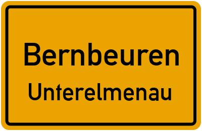 Straßenverzeichnis Bernbeuren Unterelmenau