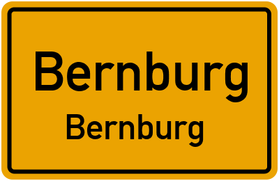 Straßenverzeichnis Bernburg Bernburg