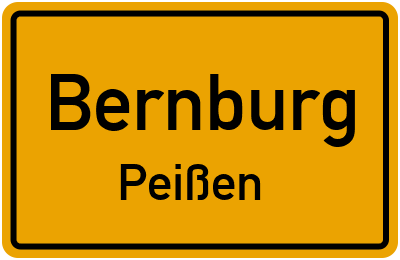 Straßenverzeichnis Bernburg Peißen
