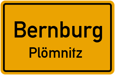 Straßenverzeichnis Bernburg Plömnitz
