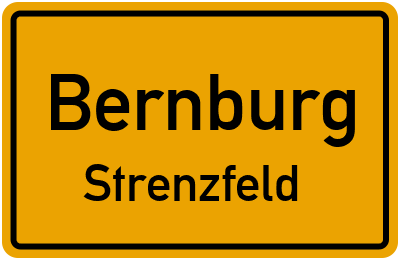 Straßenverzeichnis Bernburg Strenzfeld