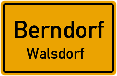 Straßenverzeichnis Berndorf Walsdorf