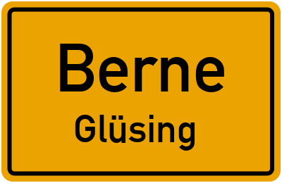 Straßenverzeichnis Berne Glüsing