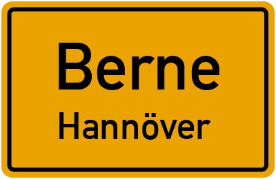 Straßenverzeichnis Berne Hannöver