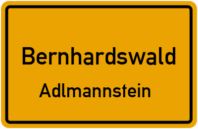 Straßenverzeichnis Bernhardswald Adlmannstein